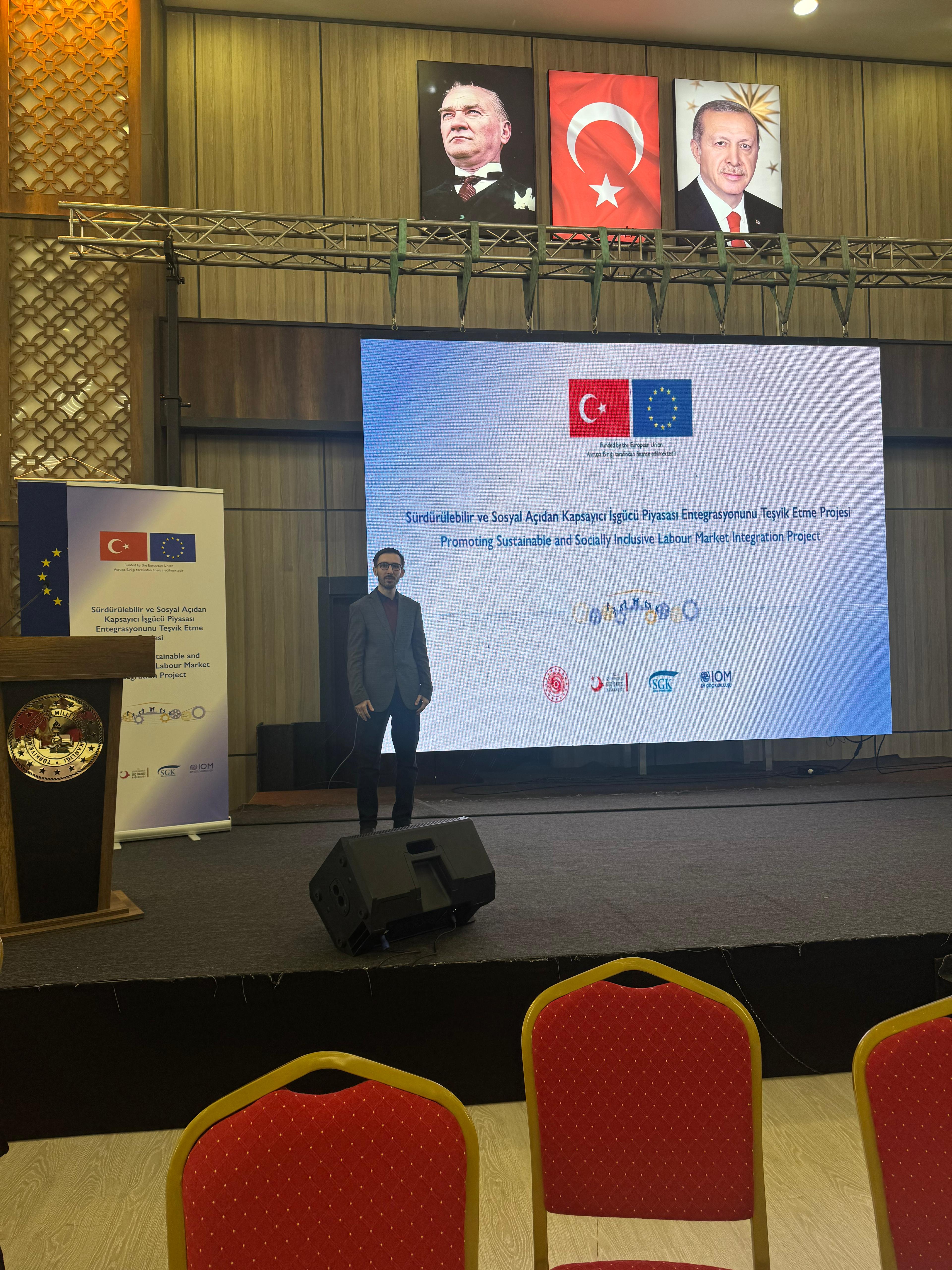 "Sürdürülebilir ve Sosyal Açıdan Kapsayıcı İş Gücü Piyasası Entegrasyonunun Teşvik Edilmesi 1. İstişare Toplantısı"na Katılım Sağlandı